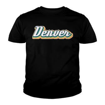Denver - Retro First Name Vintage Personalized Youth T-shirt - Thegiftio UK