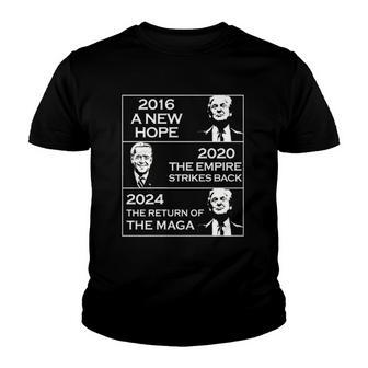 Donald Trump 2024 Ultra Maga The Return Of The Maga Youth T-shirt | Mazezy