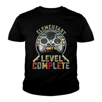 Elementary Level Complete Gamer Elementary Graduation Gifts Youth T-shirt - Thegiftio UK