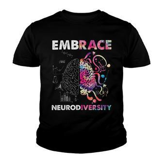 Embrace Neurodiversity Funny V4 Youth T-shirt | Favorety