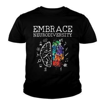 Embrace Neurodiversity Funny V5 Youth T-shirt | Favorety CA