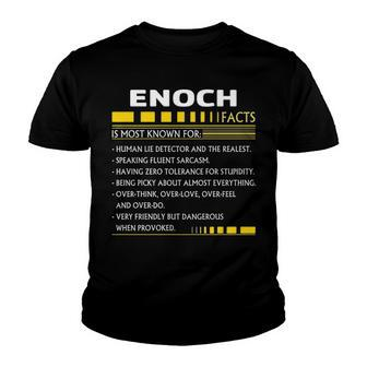 Enoch Name Gift Enoch Facts Youth T-shirt - Seseable