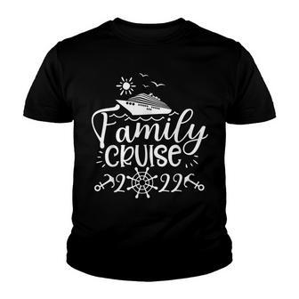 Family Cruise 2022 Cruise Boat Trip Family Matching 2022 V2 Youth T-shirt - Thegiftio UK