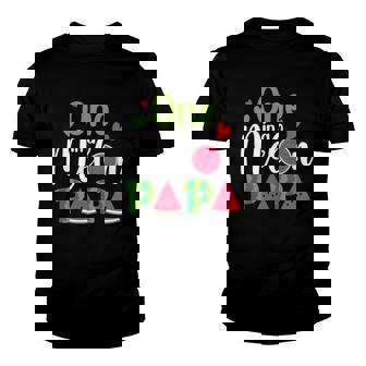 Family One In A Melon Papa Birthday Party Matching Family Youth T-shirt | Mazezy