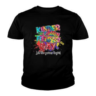 Field Day 2022 Kindergarten Let The Games Begin Kids Tie Dye V2 Youth T-shirt - Thegiftio UK