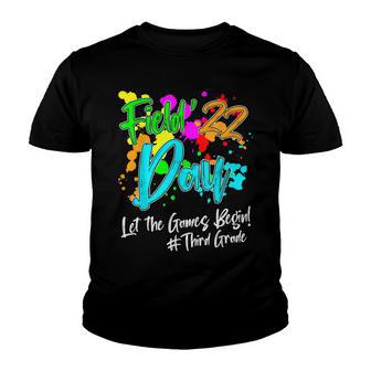 Field Day 2022 School Let The Games Begin 3Rd Grade Students Youth T-shirt - Thegiftio UK