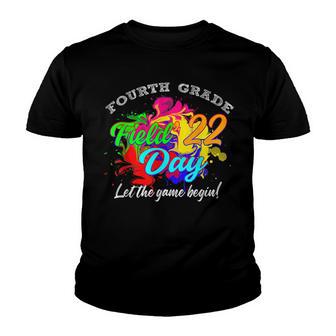 Fourth Grade Field 22 Day Let The Games Begin Youth T-shirt - Thegiftio UK