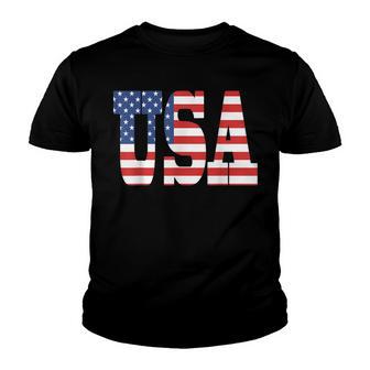 Fourth Of July Celebration Usa Patriotism Youth T-shirt - Thegiftio UK