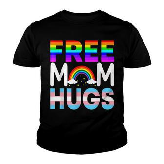 Free Mom Hugs Rainbow Lgbt Lesbian Gay Pride Month V2 Youth T-shirt - Thegiftio UK