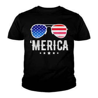 Freedom Usa Merica Patriotic Vintage Youth T-shirt - Thegiftio UK