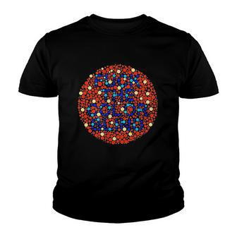 Fuck The Color Blind Funny Color Blind Test Youth T-shirt | Mazezy