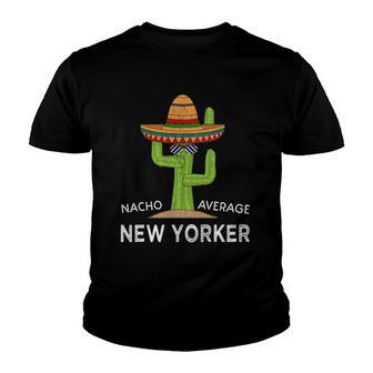 Fun Hometown New Yorker Meme Funny New York Nyc Roots Home Youth T-shirt - Thegiftio UK