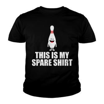 Funny Bowling This Is My Spare Bowling Lovers Youth T-shirt - Thegiftio UK