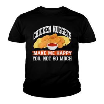 Funny Chicken Nuggets Sarcastic Fried Chicken Lover Youth T-shirt - Thegiftio UK