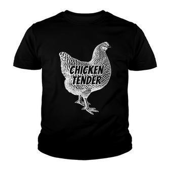 Funny Chicken Tender Fried Fowl Food Youth T-shirt - Thegiftio UK