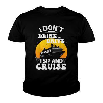 Funny Cruise Design For Men Women Cruise Vacation Boat Trip Youth T-shirt - Thegiftio UK