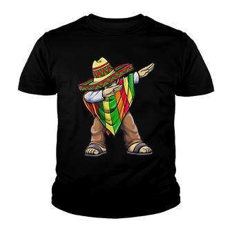 Funny Dabbing Taco Cinco De May Mexican Food V2 Youth T-shirt | Favorety DE