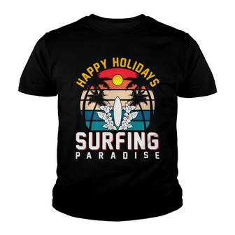 Funny Enjoy The Summer Holiday Summer Surfing Paradise Youth T-shirt | Favorety AU