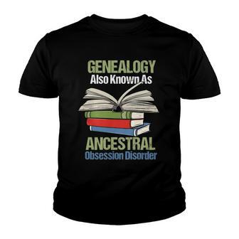 Funny Genealogy Ancestry Gift For Genealogist Students Youth T-shirt | Mazezy