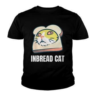 Funny Inbread Toasted Cat Meme Toast Bread Kitten Youth T-shirt | Mazezy