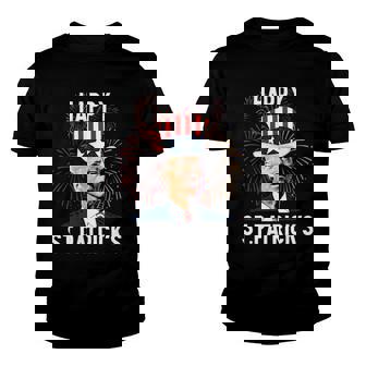 Funny Joe Biden 46 Happy St Patricks Day For Fourth Of July Youth T-shirt | Mazezy