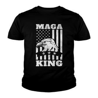 Funny Maga King Trump Supporter Gift Maga King Youth T-shirt - Monsterry AU