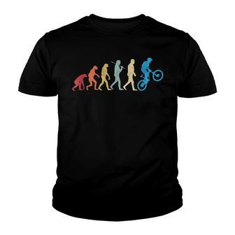 Funny Mountain Bike Evolution Biker Best V2 Youth T-shirt | Favorety