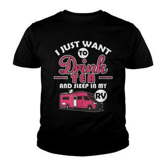 Funny Rv Gifts Recreational Vehicle Camper Camping Youth T-shirt - Thegiftio UK