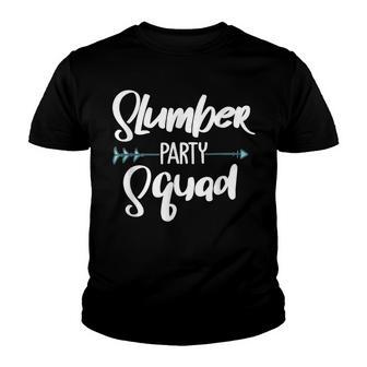 Funny Slumber Party Squad Designs For Girls Women Sleepover Youth T-shirt - Thegiftio UK