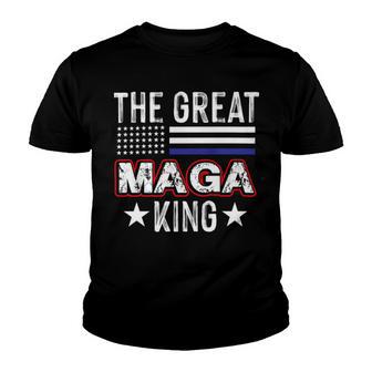 Funny The Great Maga King Trump 2022 Amp 2024 Youth T-shirt | Favorety UK