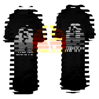 Futbol Is Life Vintage Soccer Player Sports Futbol Youth T-shirt | Mazezy