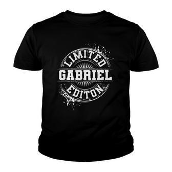 Gabriel Limited Edition Funny Personalized Name Joke Gift Youth T-shirt - Thegiftio UK