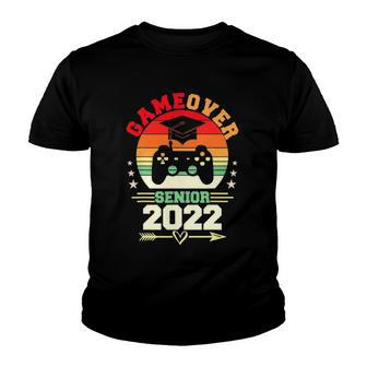 Game Over Class Of 2022 Senior Video Games Graduation Gamer Youth T-shirt | Mazezy