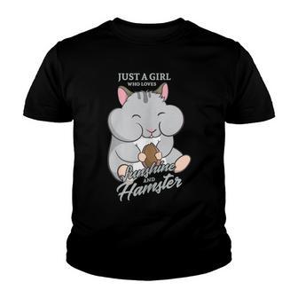 Girl Loves Sunshine And Funny Hamster Ironic Youth T-shirt - Thegiftio UK