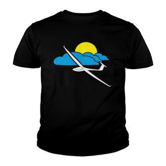 Glider Pilot Clothing Sailplane Gliding Soaring Thermals Youth T-shirt - Thegiftio UK