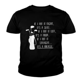 Golf Funny Saying If I Hit It Right New 2022 Gift Youth T-shirt - Thegiftio UK