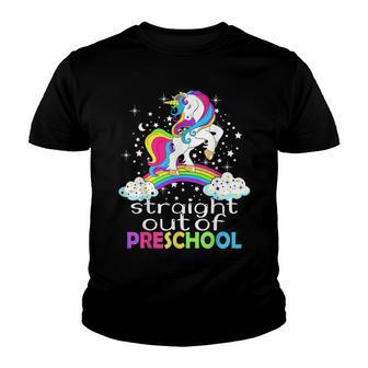 Goodbye Preschool Graduation Hello Kindergarten Prek Unicorn V2 Youth T-shirt - Thegiftio UK