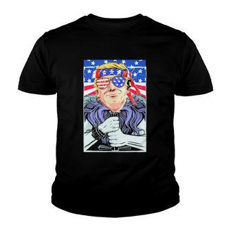 Great Maga King Usa Maga Trump Ultra Maga Crowd 4Th Of July Youth T-shirt - Thegiftio UK