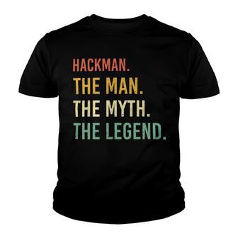 Hackman Name Shirt Hackman Family Name V3 Youth T-shirt - Monsterry AU