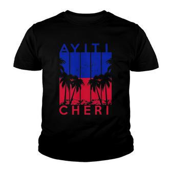 Haitian Haiti Ayiti Cheri Haiti Vacation Gift Youth T-shirt | Mazezy