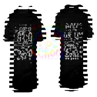 Happy Last Day Of School Tie Dye Students And Teachers Gift Youth T-shirt | Mazezy