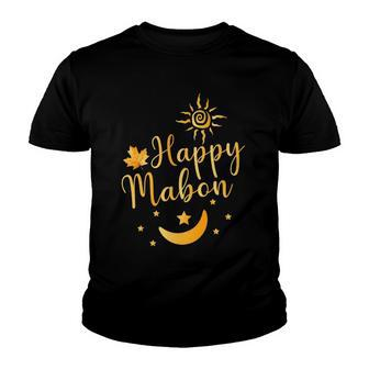 Happy Mabon Day Festival Holiday Harvest Celebration Youth T-shirt | Mazezy