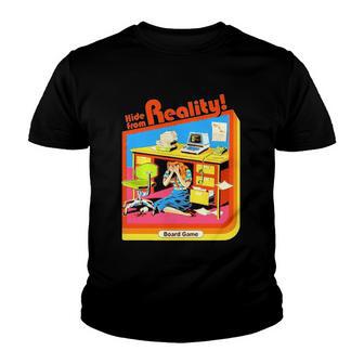 Hide From Reality Board Game Youth T-shirt - Thegiftio UK