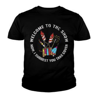 Hilarious Fireworks Show Director Meme Fourth Of July Youth T-shirt - Thegiftio UK