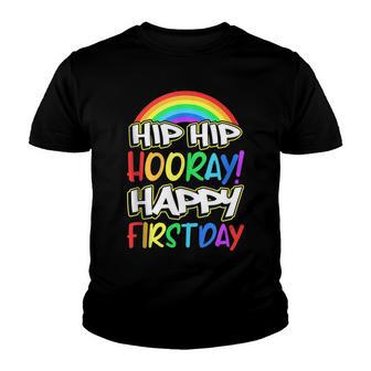 Hip Hip Hooray Happy First Day Of School V3 Youth T-shirt - Thegiftio UK