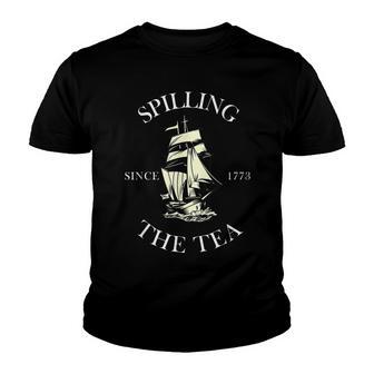 History Teacher Or Historians Or Spilling The Tea Since 1773 Youth T-shirt - Thegiftio UK
