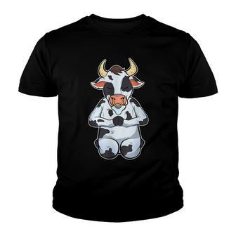 Holy Cow Puns Funny Farmer Christian Faith Bible Bbq Lover Youth T-shirt - Thegiftio UK