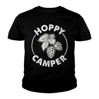 Hoppy Camper - Ipa - Outdoor Camping Youth T-shirt - Thegiftio UK