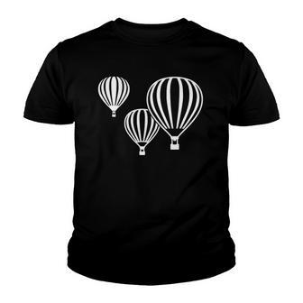 Hot Air Balloons Balloonist Youth T-shirt | Mazezy