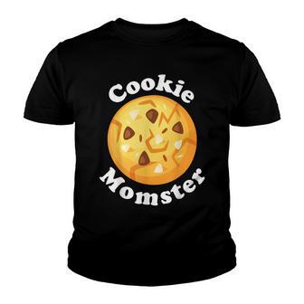 Huge Cookie Momster For Baker Moms Scout Moms Biscuit Fun Youth T-shirt - Thegiftio UK